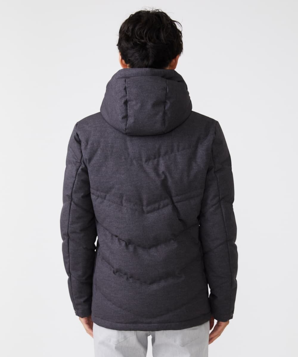 MKJAX22320 MK MICHEL KLEIN HOMME(MKミッシェルクランオム) WEB LIMITED【限定カラー】PRIMEFLEX ドビープリントダウンブルゾン ダークグレー(93)