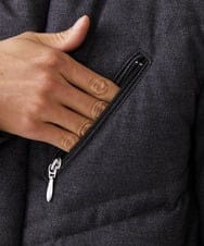 MKJAX22320 MK MICHEL KLEIN HOMME(MKミッシェルクランオム) WEB LIMITED【限定カラー】PRIMEFLEX ドビープリントダウンブルゾン ダークグレー(93)