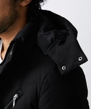 MKJAX23250 MK MICHEL KLEIN HOMME(MKミッシェルクランオム) ウールタッチ / ブラックダウンブルゾン ブラック(94)
