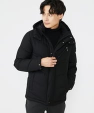 MKJAX23250 MK MICHEL KLEIN HOMME(MKミッシェルクランオム) ウールタッチ / ブラックダウンブルゾン ブラック(94)