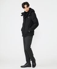 MKJAX23250 MK MICHEL KLEIN HOMME(MKミッシェルクランオム) ウールタッチ / ブラックダウンブルゾン ブラック(94)