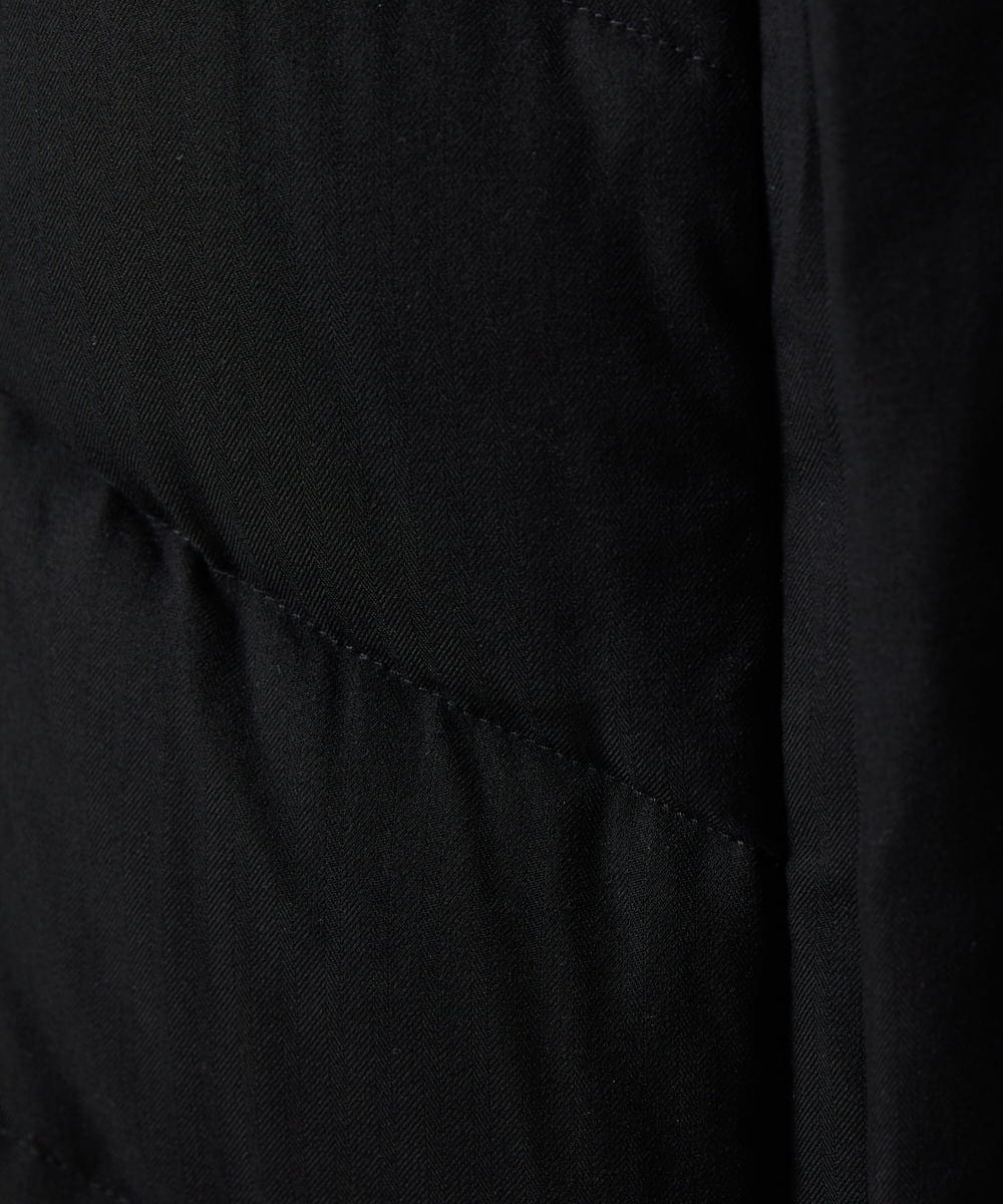 MKJAX23250 MK MICHEL KLEIN HOMME(MKミッシェルクランオム) ウールタッチ / ブラックダウンブルゾン ブラック(94)