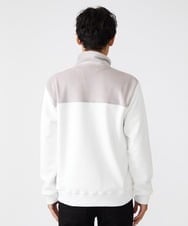 MKJAX28130 MK MICHEL KLEIN HOMME(MKミッシェルクランオム) ベロアスタンドブルゾン ホワイト(90)