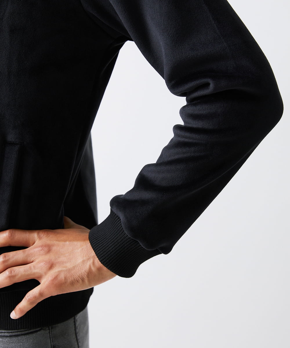 MKJAX29130 MK MICHEL KLEIN HOMME(MKミッシェルクランオム) ベロアZIPパーカー ダークグレー(93)