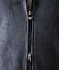 MKJAX29130 MK MICHEL KLEIN HOMME(MKミッシェルクランオム) ベロアZIPパーカー ダークグレー(93)
