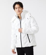 MKJAX80220 MK MICHEL KLEIN HOMME(MKミッシェルクランオム) シームレス / 中綿ブルゾン ホワイト(90)