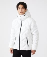 MKJAX80220 MK MICHEL KLEIN HOMME(MKミッシェルクランオム) シームレス / 中綿ブルゾン ホワイト(90)