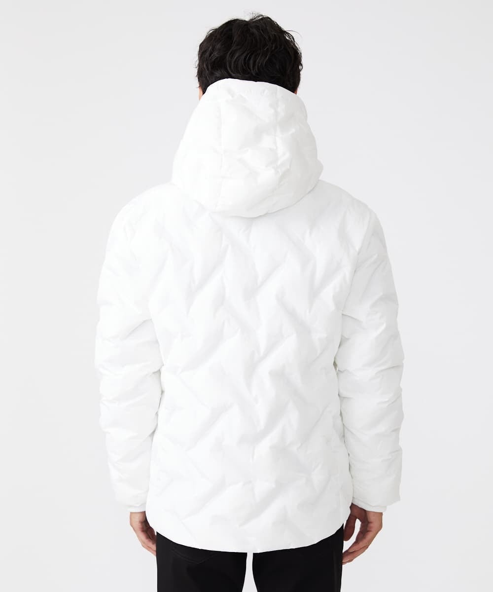 MKJAX80220 MK MICHEL KLEIN HOMME(MKミッシェルクランオム) シームレス / 中綿ブルゾン ホワイト(90)