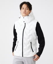 MKJAX81180 MK MICHEL KLEIN HOMME(MKミッシェルクランオム) シームレス / 中綿ベスト ホワイト(90)
