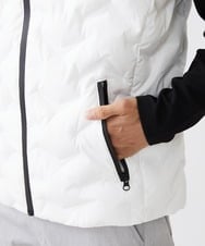 MKJAX81180 MK MICHEL KLEIN HOMME(MKミッシェルクランオム) シームレス / 中綿ベスト ホワイト(90)