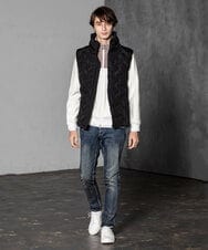 MKJAX81180 MK MICHEL KLEIN HOMME(MKミッシェルクランオム) シームレス / 中綿ベスト ブラック(94)