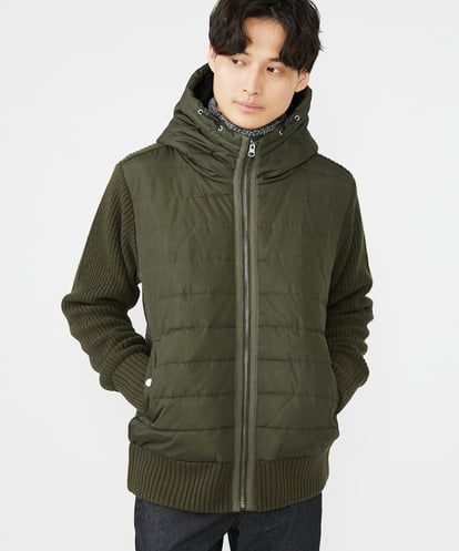 MKJAX82190 MK MICHEL KLEIN HOMME ニットコンビブルゾン