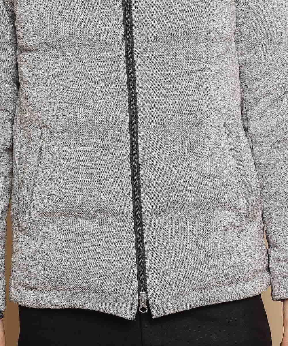 MKJCL82200 MK MICHEL KLEIN HOMME(MKミッシェルクランオム) ダウンブルゾン／スエードタッチツイード グレー