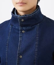 MKJDC02290 MK MICHEL KLEIN HOMME(MKミッシェルクランオム) ダブルカラーデニムブルゾン ブルー