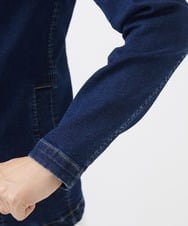 MKJDC02290 MK MICHEL KLEIN HOMME(MKミッシェルクランオム) ダブルカラーデニムブルゾン ブルー