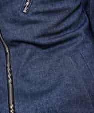 MKJDL42130 MK MICHEL KLEIN HOMME(MKミッシェルクランオム) ブルゾン／デニムテックジャージ ネイビー