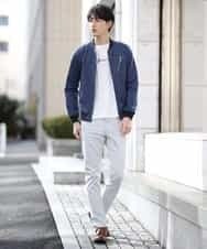 MKJDL42130 MK MICHEL KLEIN HOMME(MKミッシェルクランオム) ブルゾン／デニムテックジャージ ネイビー