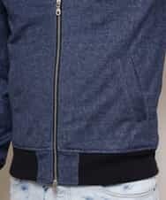 MKJDL42130 MK MICHEL KLEIN HOMME(MKミッシェルクランオム) ブルゾン／デニムテックジャージ ネイビー