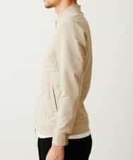MKJDO02130 MK MICHEL KLEIN HOMME(MKミッシェルクランオム) 【快適ストレッチ】MA-1ブルゾン／バックストームストレッチ アイボリー(80)