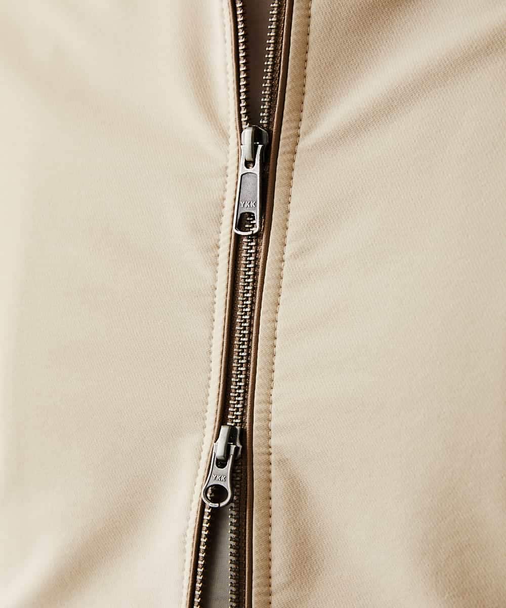 MKJDO02130 MK MICHEL KLEIN HOMME(MKミッシェルクランオム) 【快適ストレッチ】MA-1ブルゾン／バックストームストレッチ アイボリー(80)