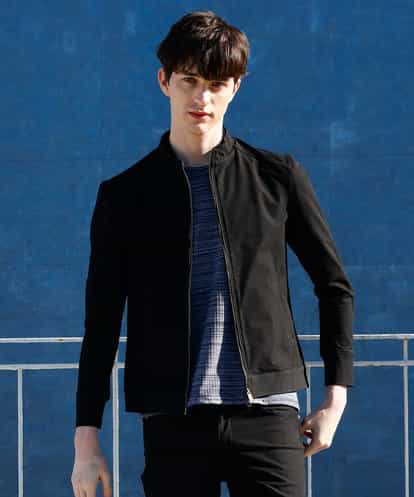 MKJDO02130 MK MICHEL KLEIN HOMME 【快適ストレッチ】MA-1ブルゾン／バックストームストレッチ