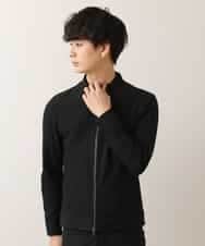 MKJDO02130 MK MICHEL KLEIN HOMME(MKミッシェルクランオム) 【快適ストレッチ】MA-1ブルゾン／バックストームストレッチ ブラック(94)
