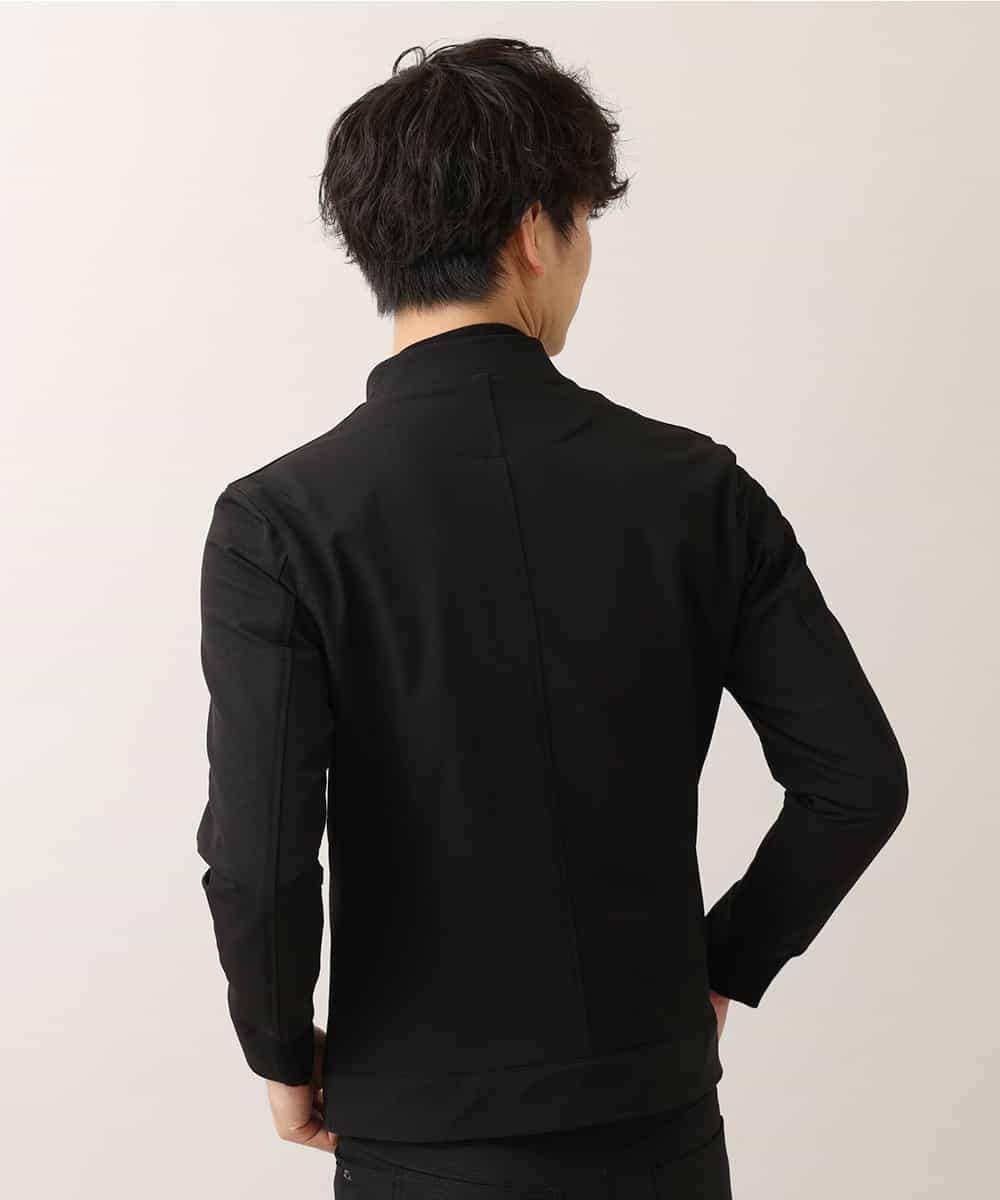 MKJDO02130 MK MICHEL KLEIN HOMME(MKミッシェルクランオム) 【快適ストレッチ】MA-1ブルゾン／バックストームストレッチ ブラック(94)