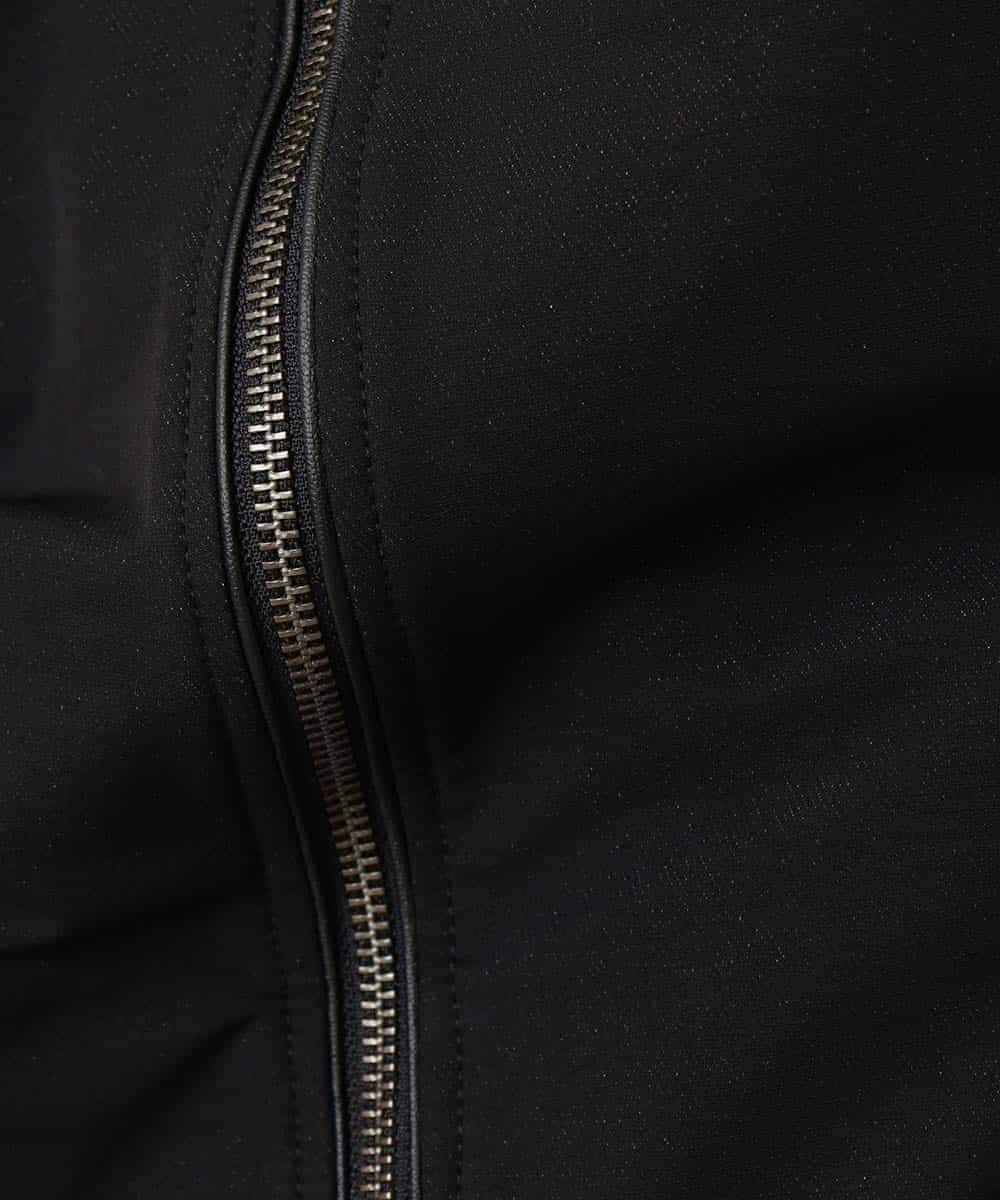 MKJDO02130 MK MICHEL KLEIN HOMME(MKミッシェルクランオム) 【快適ストレッチ】MA-1ブルゾン／バックストームストレッチ ブラック(94)