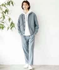 MKJDR31150 MK MICHEL KLEIN HOMME(MKミッシェルクランオム) スタンドブルゾン グリーン