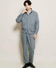 MKJDR31150 MK MICHEL KLEIN HOMME(MKミッシェルクランオム) スタンドブルゾン グリーン