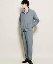 MKJDR31150 MK MICHEL KLEIN HOMME(MKミッシェルクランオム) スタンドブルゾン グリーン
