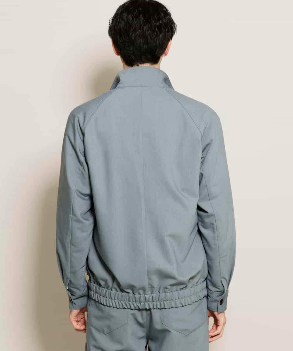 MKJDR31150 MK MICHEL KLEIN HOMME(MKミッシェルクランオム) スタンドブルゾン グリーン