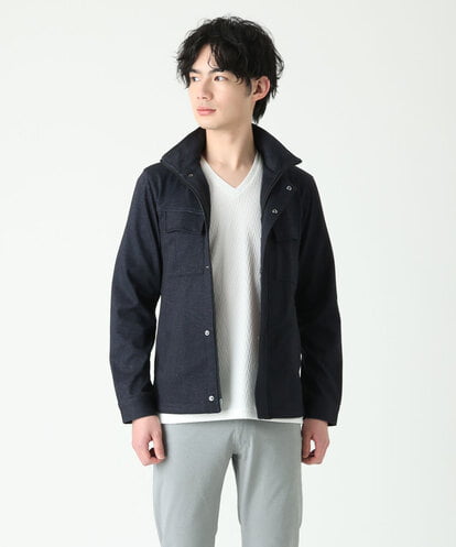 MKJDU10170 MK MICHEL KLEIN HOMME TECフードブルゾン