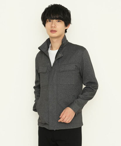 MKJDU10170 MK MICHEL KLEIN HOMME TECフードブルゾン