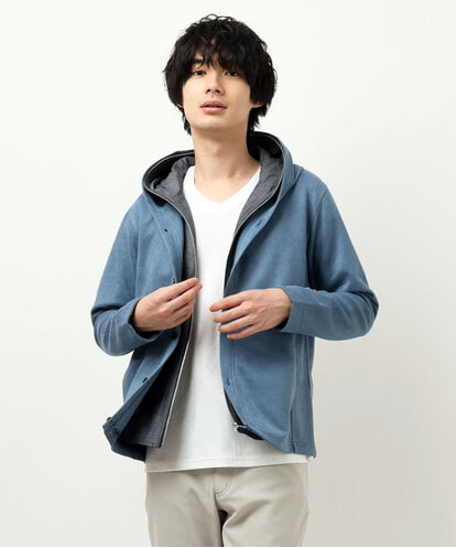 MKJDU36150 MK MICHEL KLEIN HOMME スエードパーカー