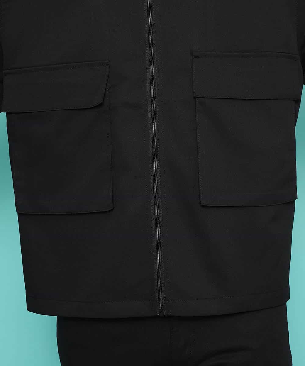 MKJFK46099 MK MICHEL KLEIN HOMME(MKミッシェルクランオム) ジャケット／ノーカラージャケット ブラック