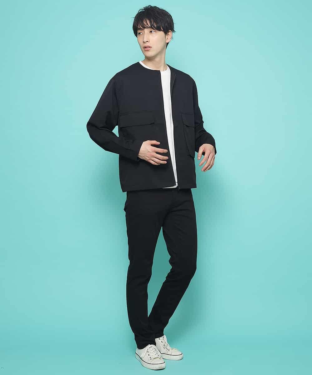 MKJFK46099 MK MICHEL KLEIN HOMME(MKミッシェルクランオム) ジャケット／ノーカラージャケット ブラック