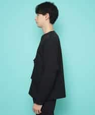MKJFK46099 MK MICHEL KLEIN HOMME(MKミッシェルクランオム) ジャケット／ノーカラージャケット ブラック