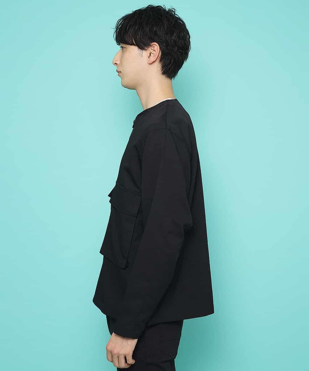 MKJFK46099 MK MICHEL KLEIN HOMME(MKミッシェルクランオム) ジャケット／ノーカラージャケット ブラック