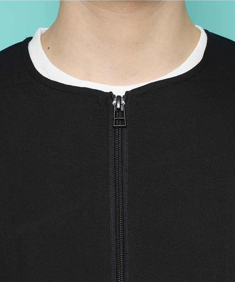 MKJFK46099 MK MICHEL KLEIN HOMME(MKミッシェルクランオム) ジャケット／ノーカラージャケット ブラック
