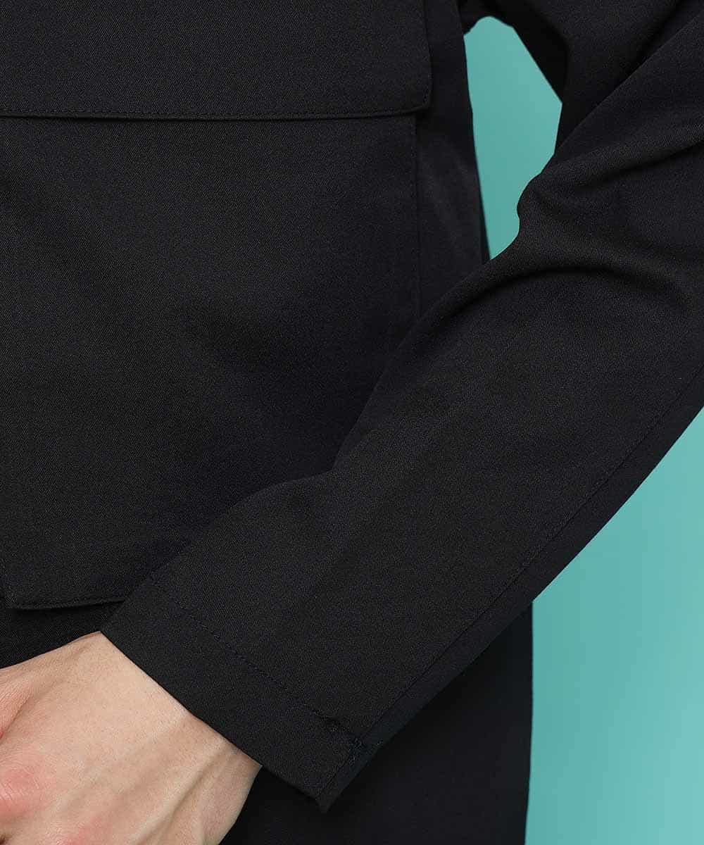 MKJFK46099 MK MICHEL KLEIN HOMME(MKミッシェルクランオム) ジャケット／ノーカラージャケット ブラック