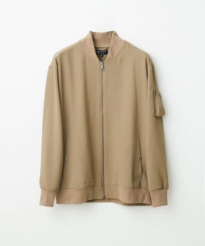 MKJFU88170 MK MICHEL KLEIN HOMME MA-1ブルゾン / ストレッチバックサテン