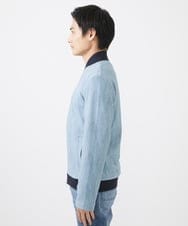 MKJGC08150 MK MICHEL KLEIN HOMME(MKミッシェルクランオム) MA-1ブルゾン / ダイヤジオメトリック ライトブルー