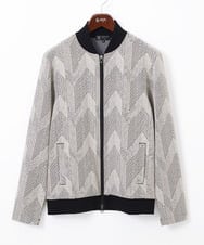 MKJGC08150 MK MICHEL KLEIN HOMME(MKミッシェルクランオム) MA-1ブルゾン / ダイヤジオメトリック ベージュ