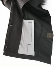 MKJGC10190 MK MICHEL KLEIN HOMME(MKミッシェルクランオム) 【洗える / ストレッチ】M-65ブルゾン / TEC EASY JERSEY2025 カーキ