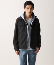 MKJGC10190 MK MICHEL KLEIN HOMME(MKミッシェルクランオム) 【洗える / ストレッチ】M-65ブルゾン / TEC EASY JERSEY2025 カーキ