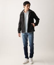MKJGC10190 MK MICHEL KLEIN HOMME(MKミッシェルクランオム) 【洗える / ストレッチ】M-65ブルゾン / TEC EASY JERSEY2025 カーキ