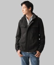 MKJGC10190 MK MICHEL KLEIN HOMME(MKミッシェルクランオム) 【秋春兼用/洗える /ストレッチ】M-65ブルゾン / TEC EASY JERSEY カーキ