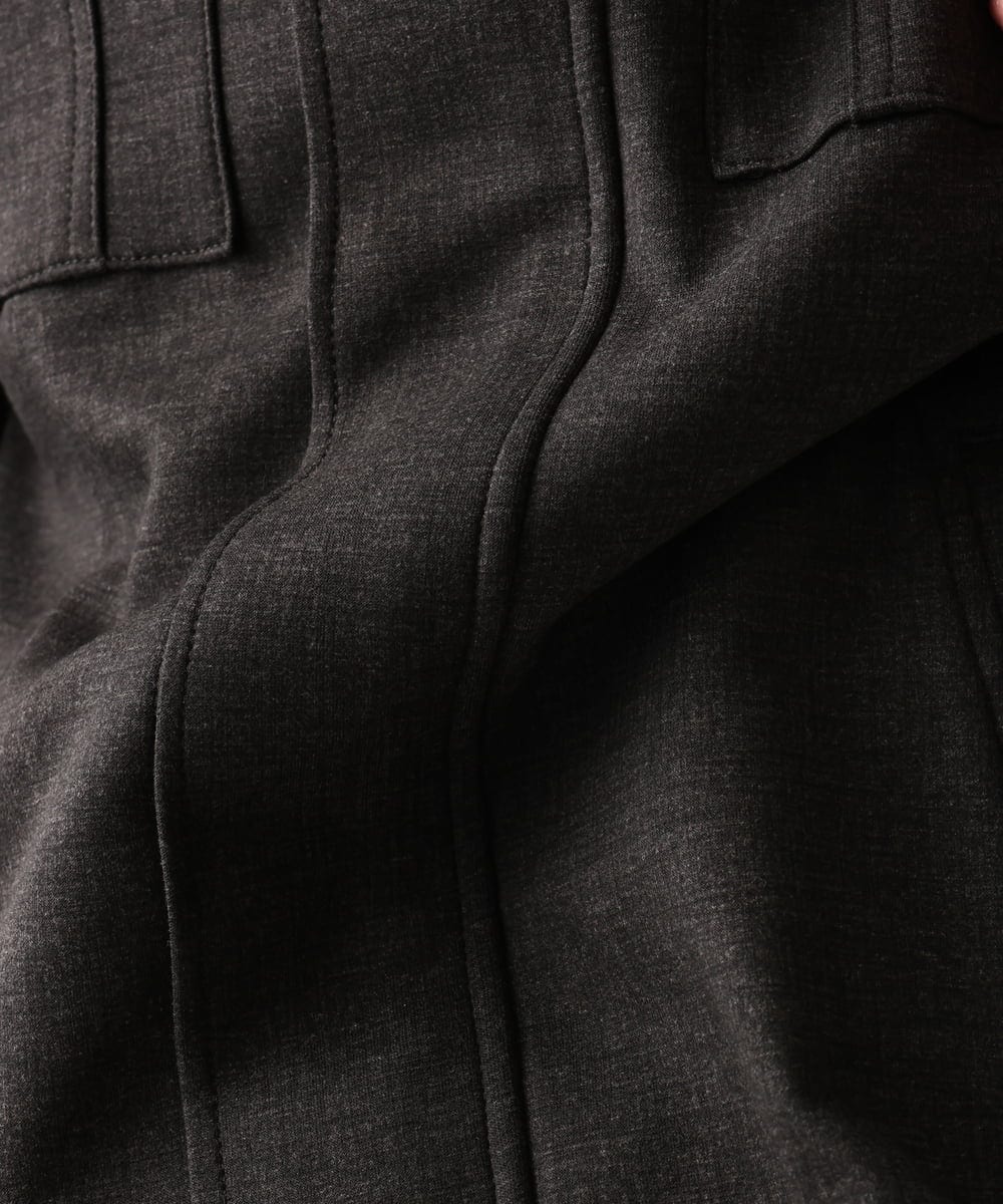 MKJGC10190 MK MICHEL KLEIN HOMME(MKミッシェルクランオム) 【洗える / ストレッチ】M-65ブルゾン / TEC EASY JERSEY2025 カーキ