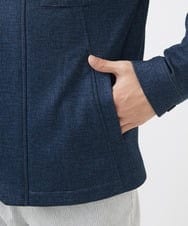 MKJGC10190 MK MICHEL KLEIN HOMME(MKミッシェルクランオム) 【洗える / ストレッチ】M-65ブルゾン / TEC EASY JERSEY2025 ブルー